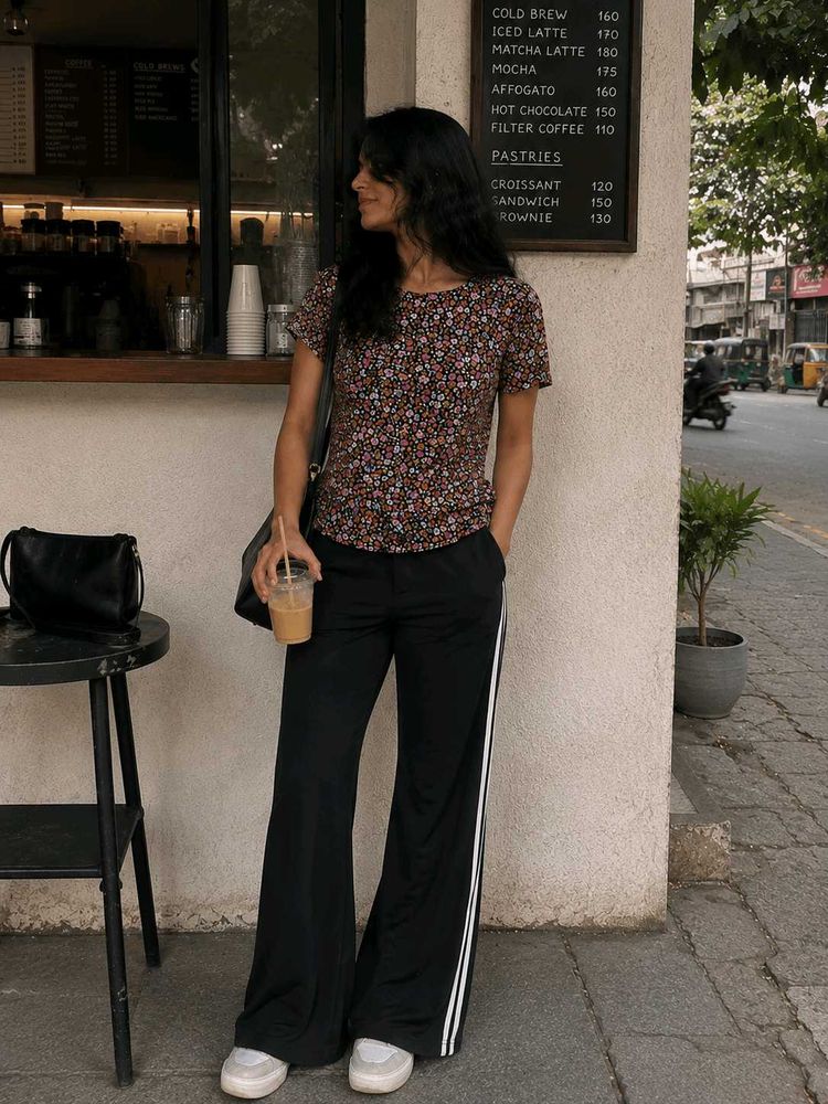 floral printed t shirt
