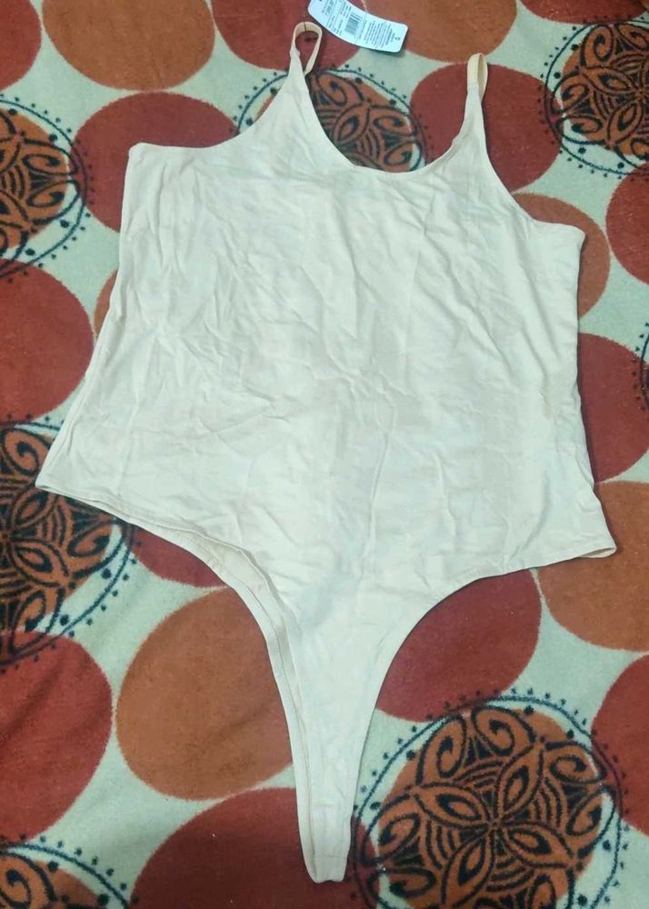 Peach Camisole Bodysuit - New with Tags