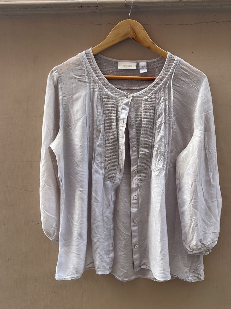 Chic Women's Button-Up Blouse