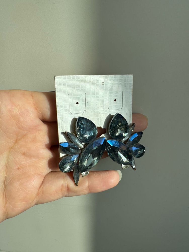 PRICE DROP‼️Beautiful ✨Blue Crystal Earrings