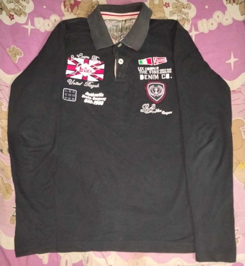 Lee Cooper Full Sleeves Polo T-shirt