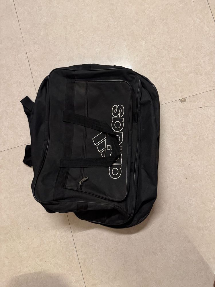 Adidas Black Duffel Bag