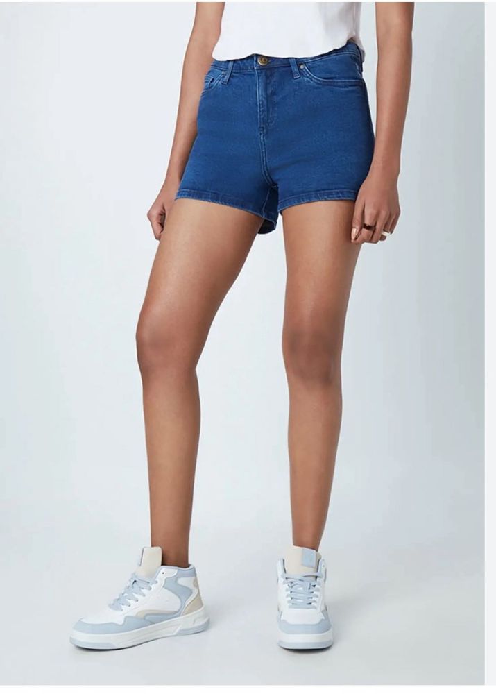 Blue Denim Shorts - Westside