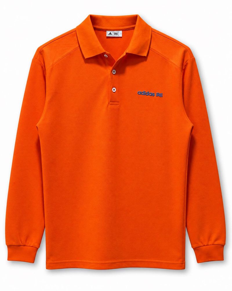 Adidas Essentials Climalite Orange Polo T-Shirt