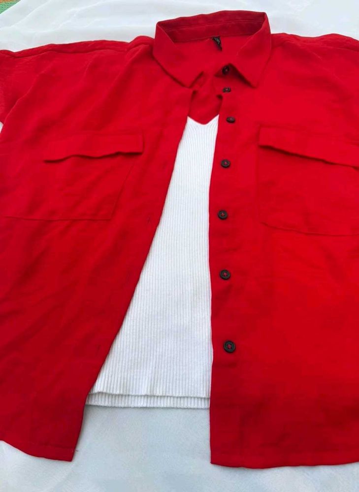 Rio red Button-Down Shirt