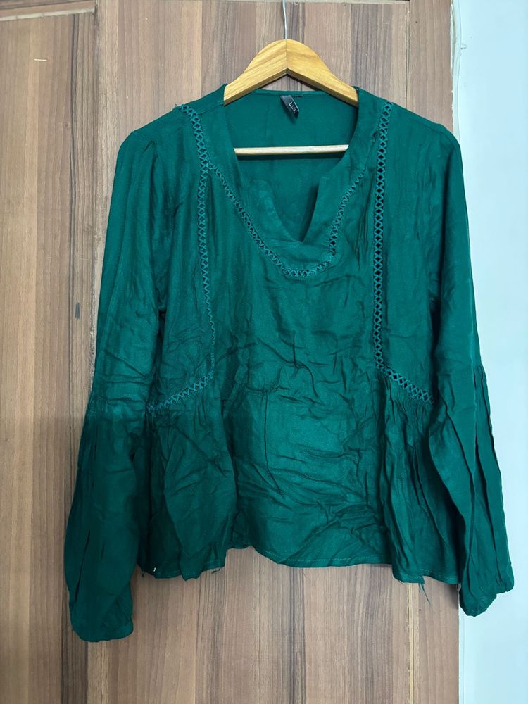 LOV Green Tunic/Top