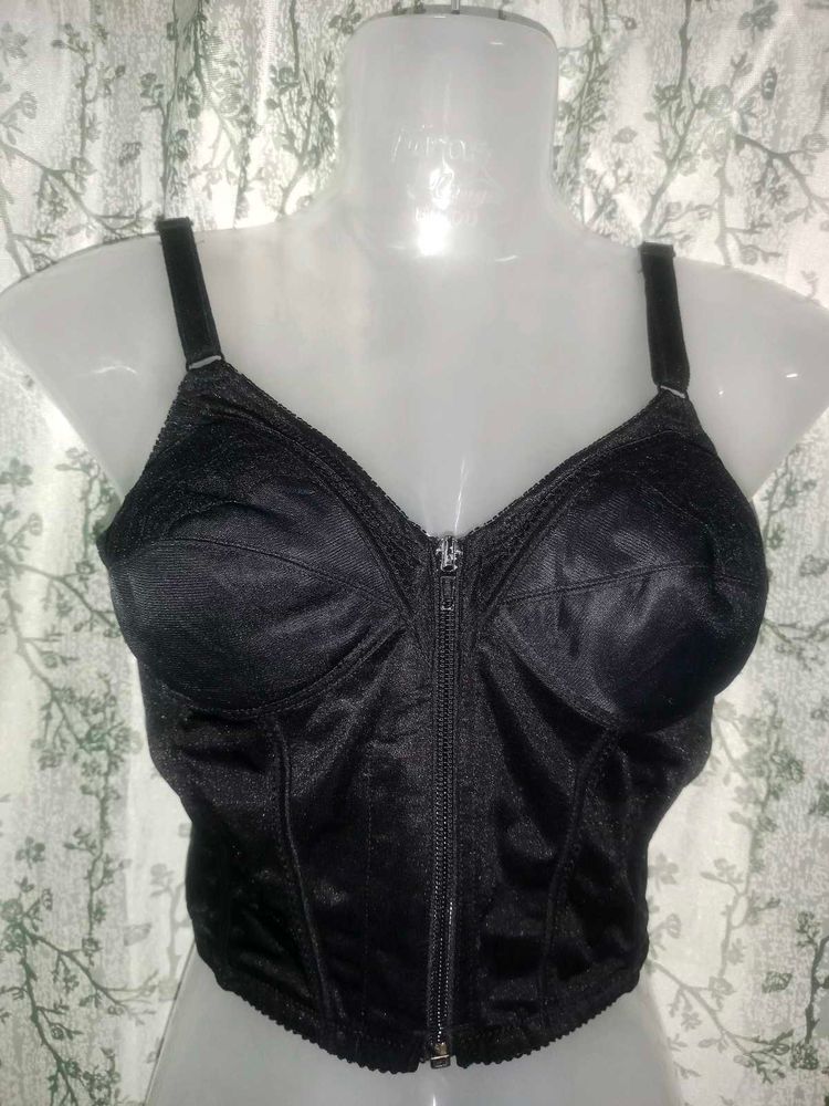 Vintage Black Corset Bra