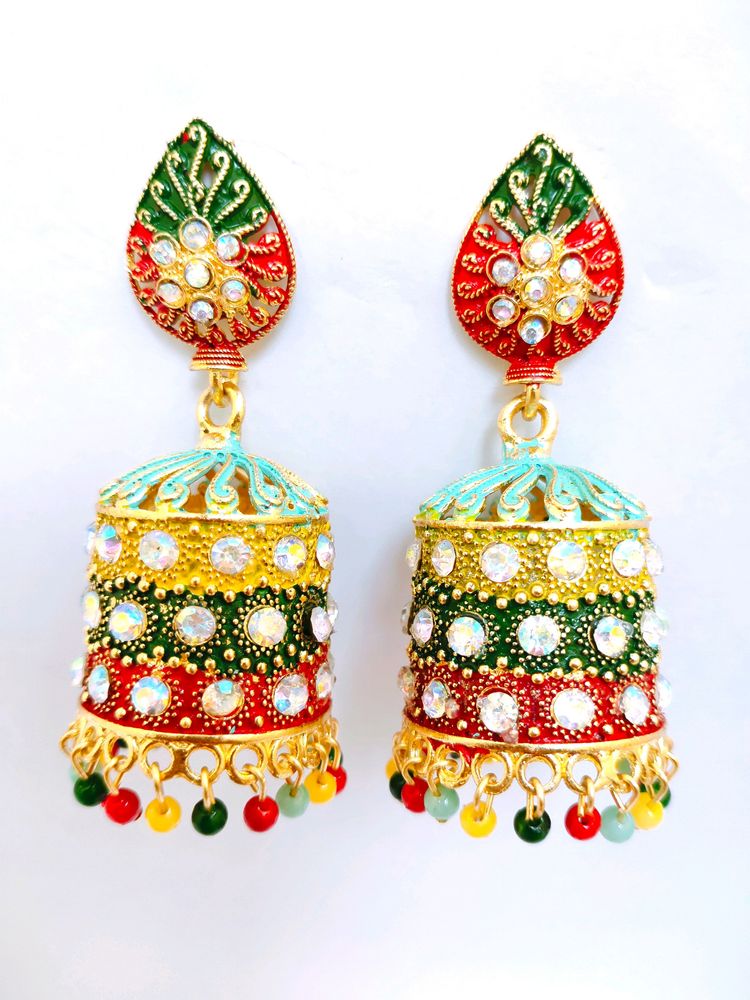 MULTICOLOUR JHUMKI FOR GIRL'S/Women