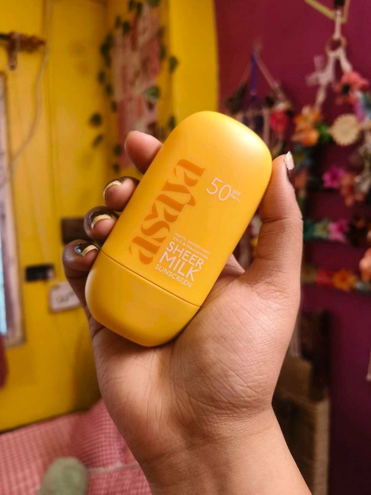 Asaya Sheer Milk Sunscreen SPF 50