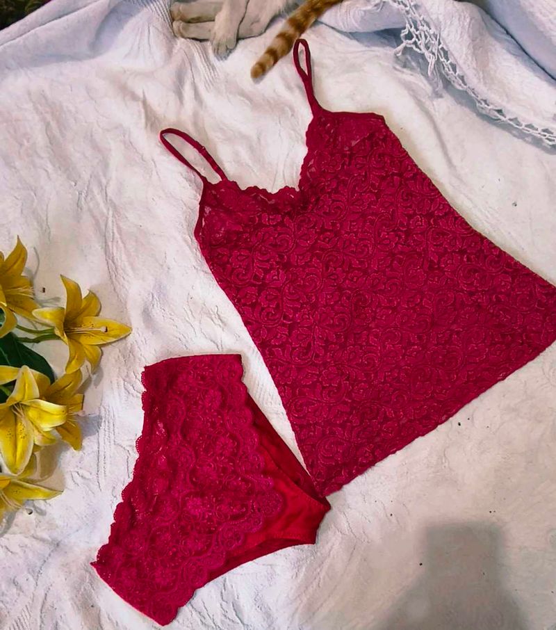 Very Fancy Net Penty With Beautiful Camisole