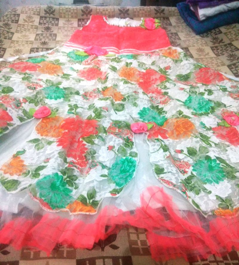 Pretty 😍 Frock For 6-11 Years Girls