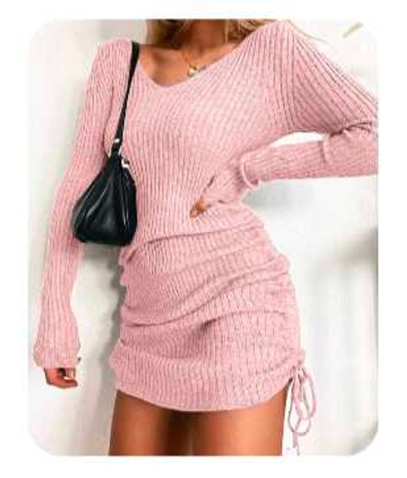 Pink Bodycon Mini Dress