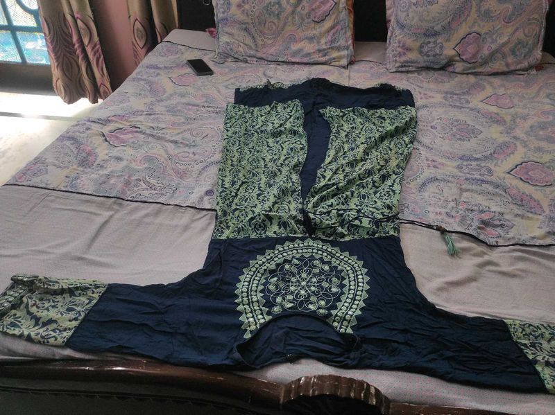 Bohemian Print Kurta Set