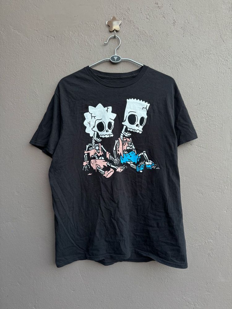 The Simpsons Skeleton Graphic Tee