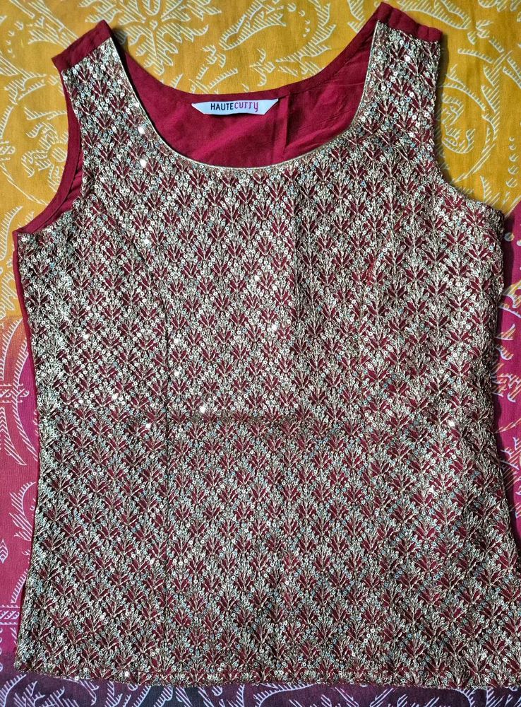 Embellished Ethnic Top