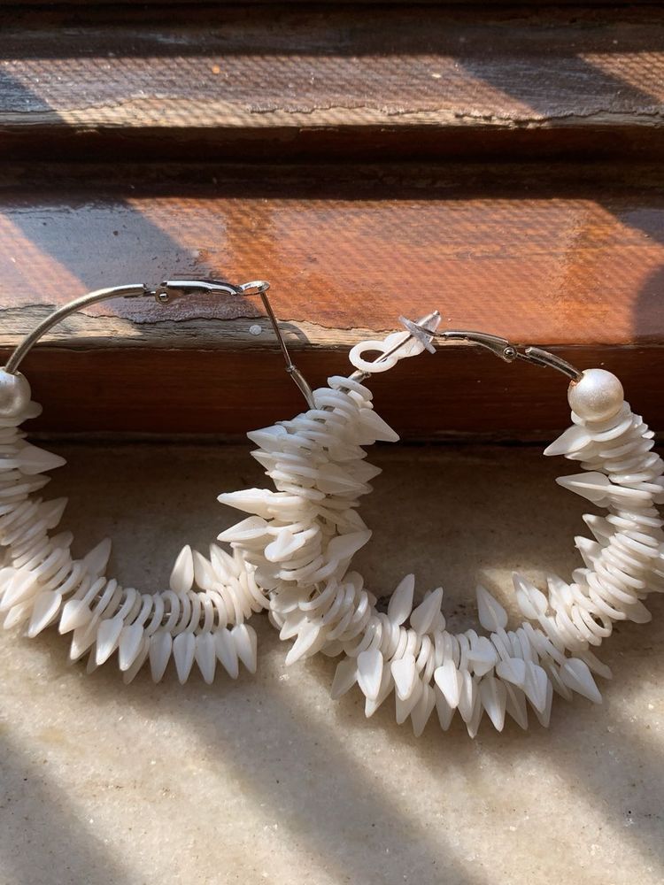 Shell Hoop Earrings