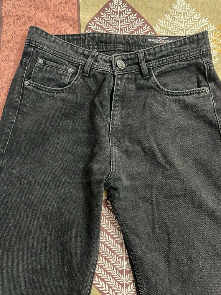Stylish Black Denim Jeans