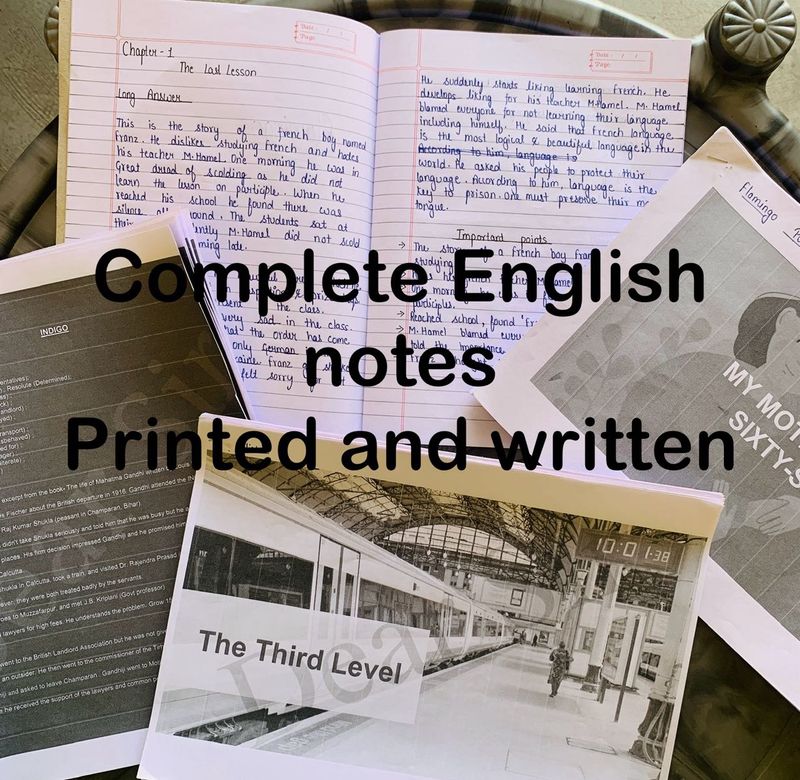English Notes - Class Ready!