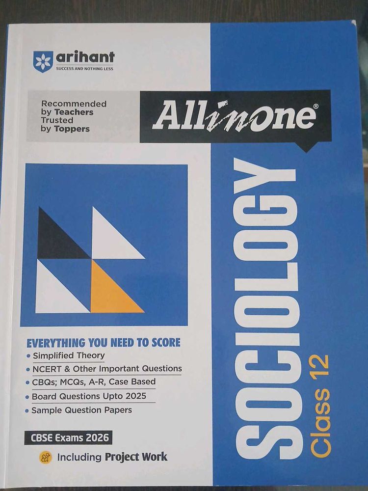 Arihant All in One Sociology Class 12