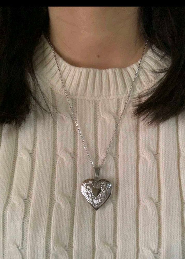 Vintage Heart Locket Necklace