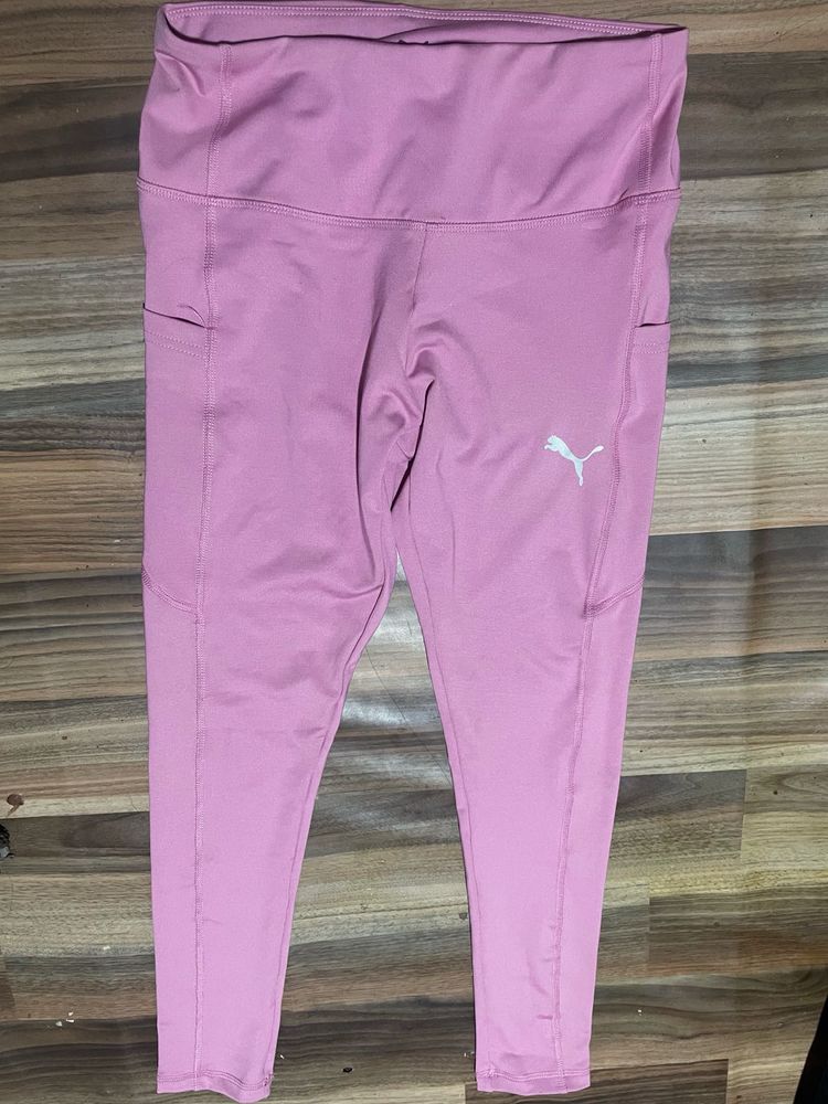 Puma Pink Pocket Leggings