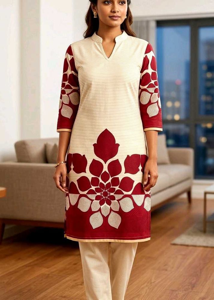Stylish Floral Print Kurta✨💗