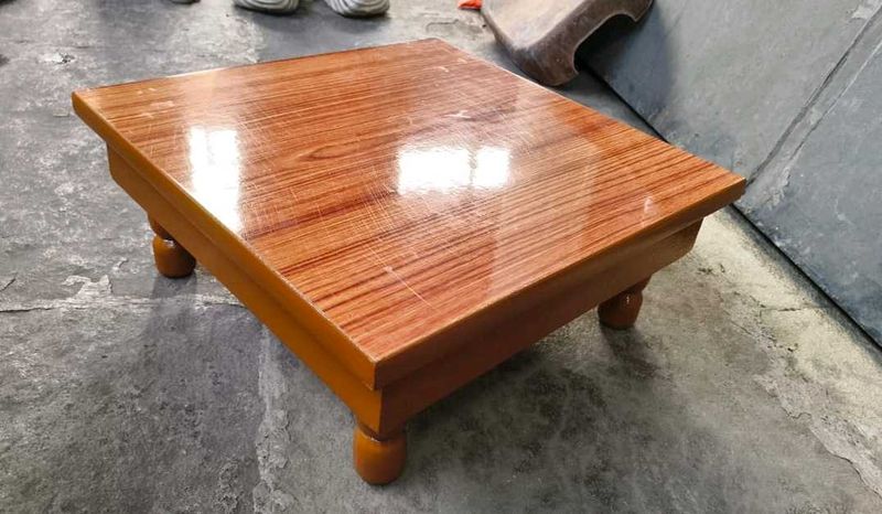 Wooden 16×16 Chowki/Table/Asan (Customised)