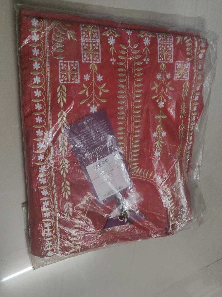 Libas silk blend kurta set with dupatta new wi