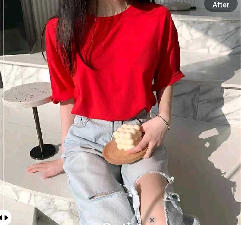 New With Tag Korean rust Cute Pullover
