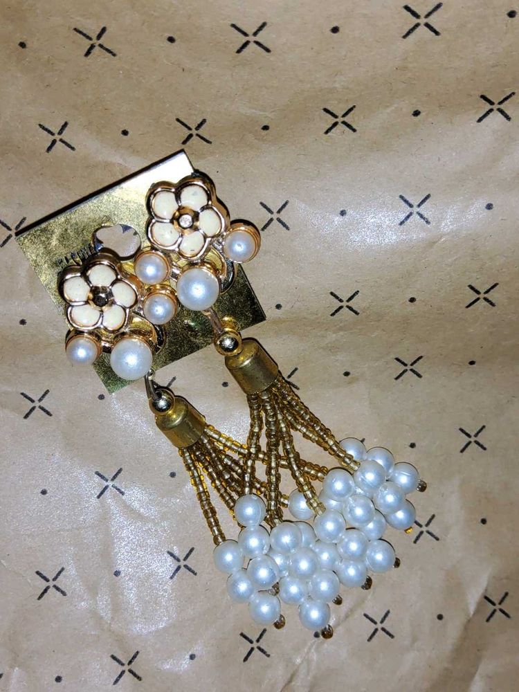 Elegant Pearl Drop Earrings