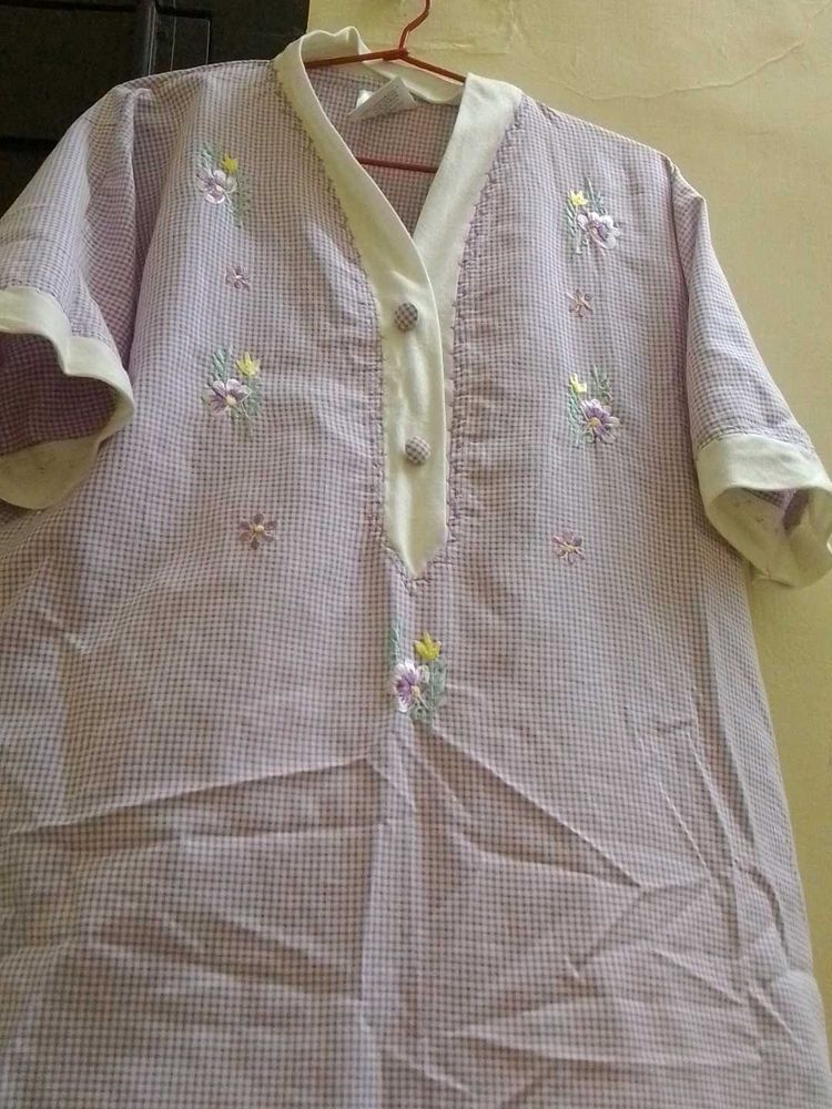 Long Korean Night Dress
