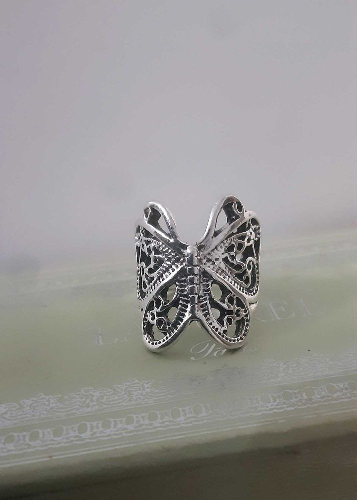 Intricate Butterfly Ring