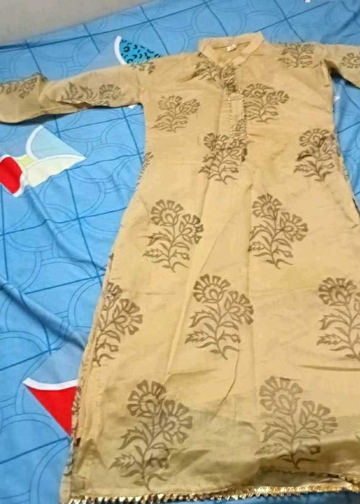Floral Print Kurta