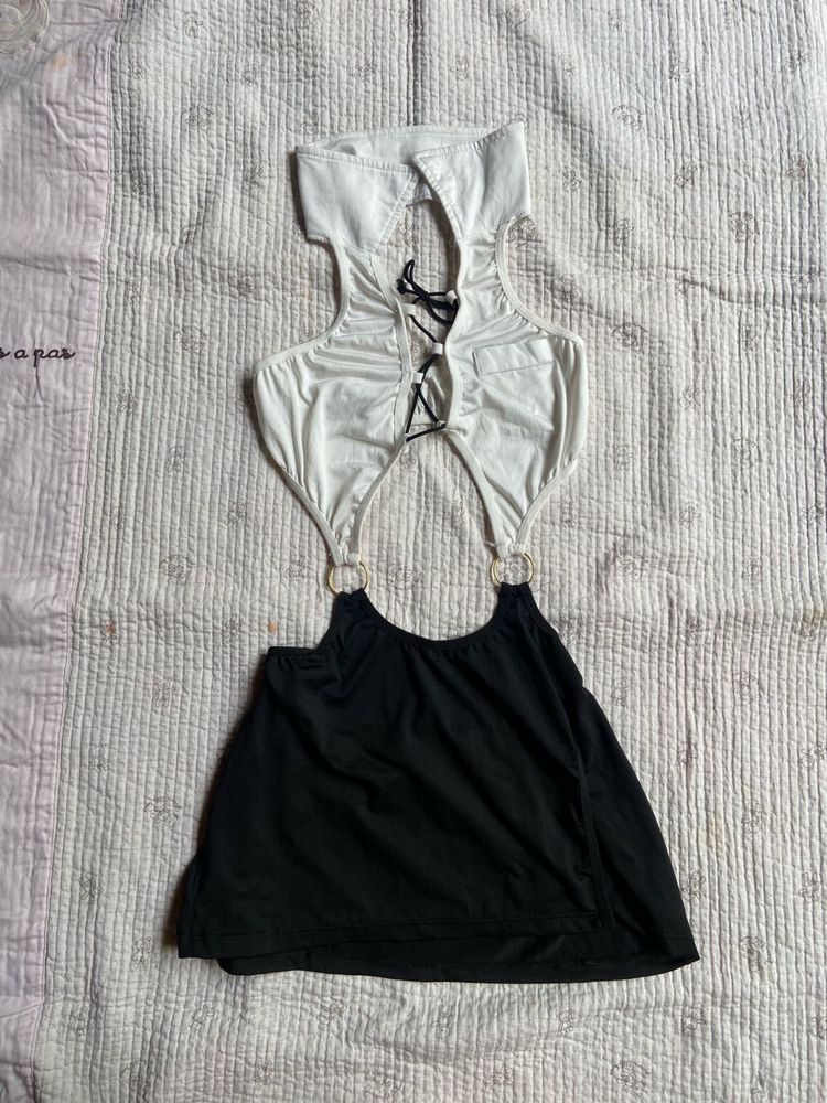 y2k lace baddie fitted dress