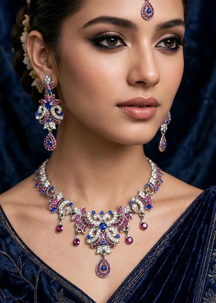Exquisite Kundan &amp; Polki Jewellery Set