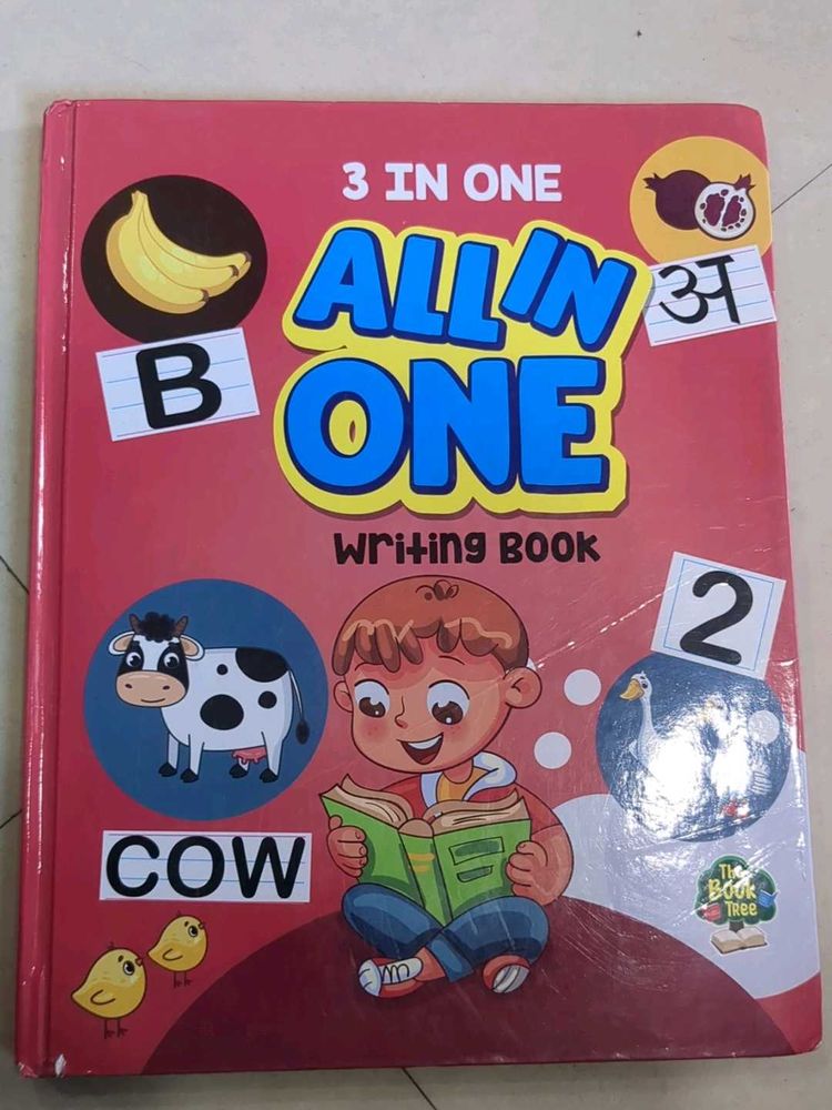 3-in-1 All-in-One Writing Book for Kids