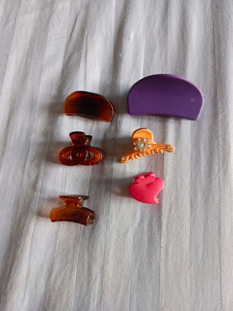 Combo Of 6 Small Clips