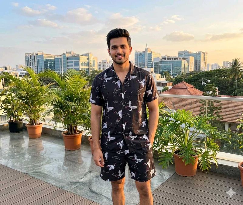 New 6xl crane-print co-ord set