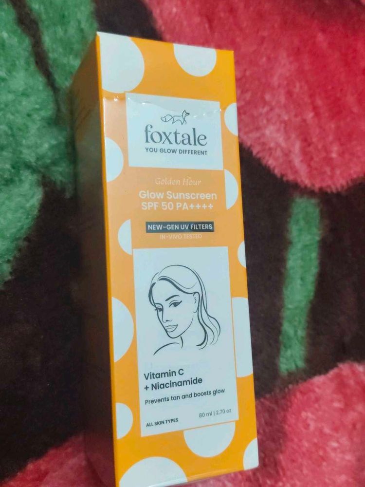 Foxtale Glow Sunscreen SPF 50 PA++++