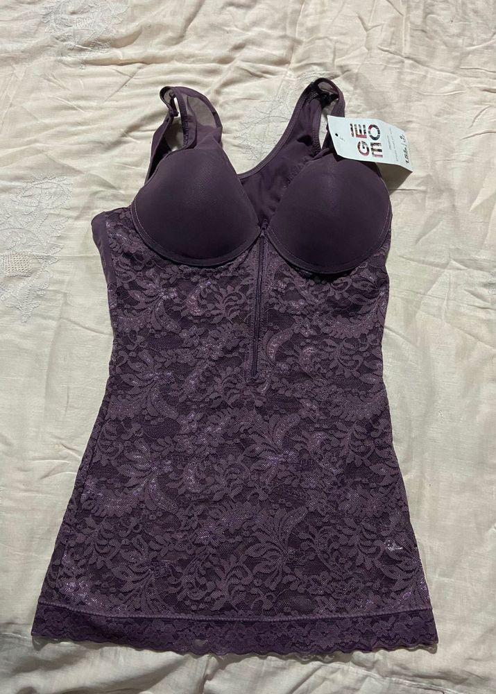 Purple Lace Cami Bralette