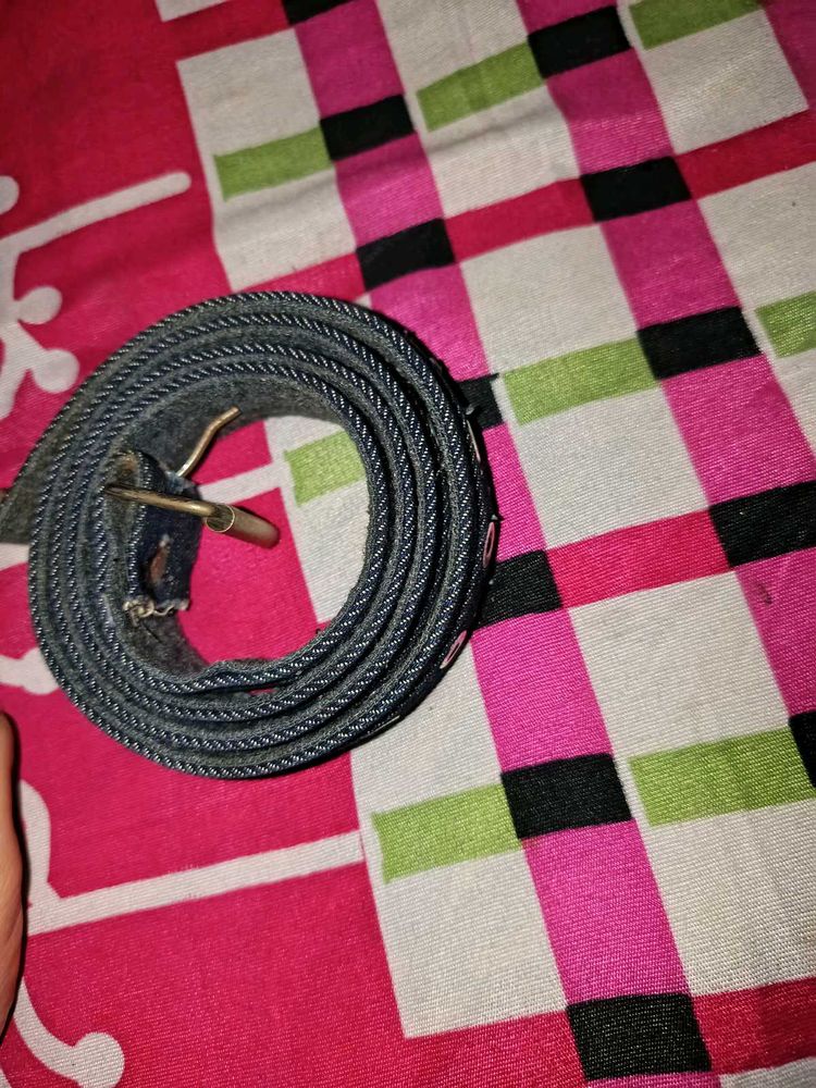 Vintage Denim Belt