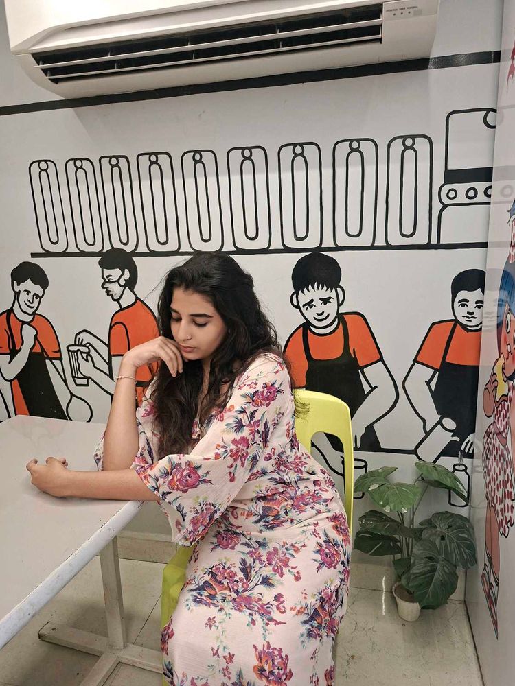 Floral Print Kurta