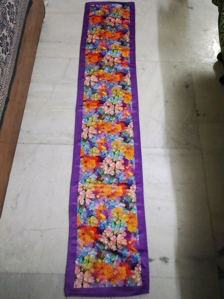 Lushome Multicolor Durable Silk TABLE RUNNER