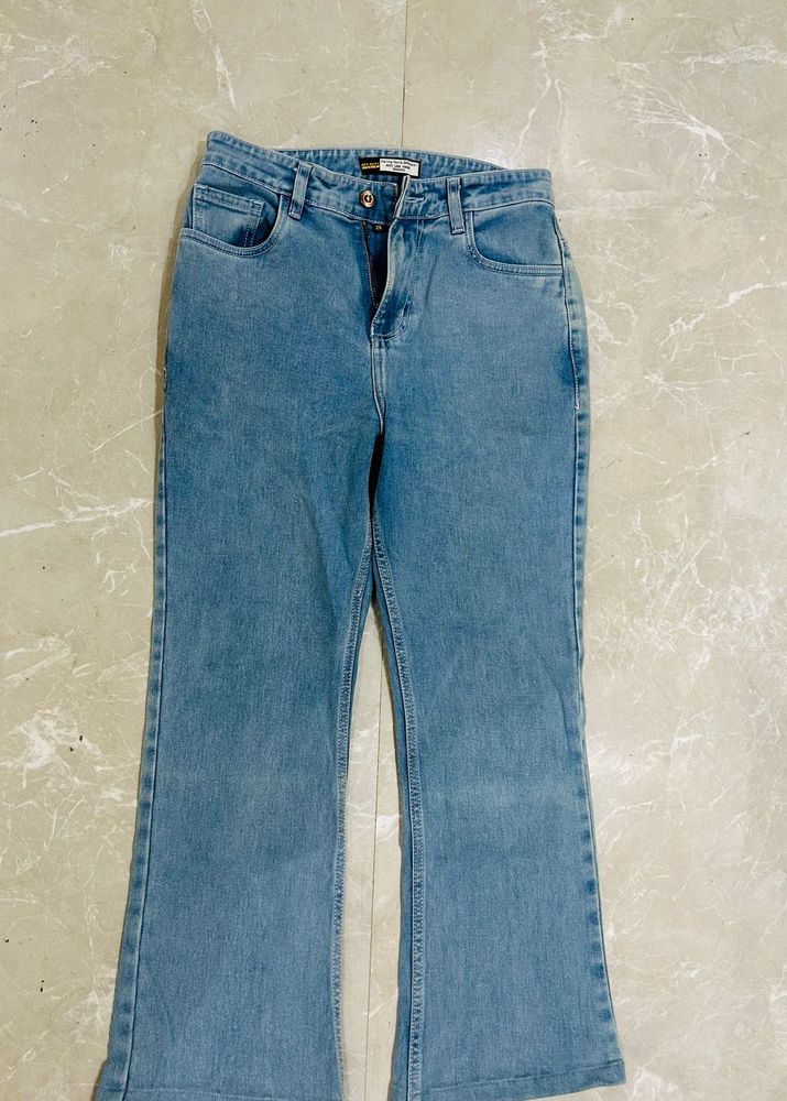 Light Wash Flare Jeans