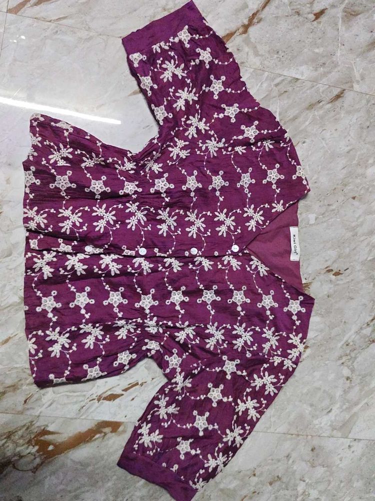 Designer Embroidered top
