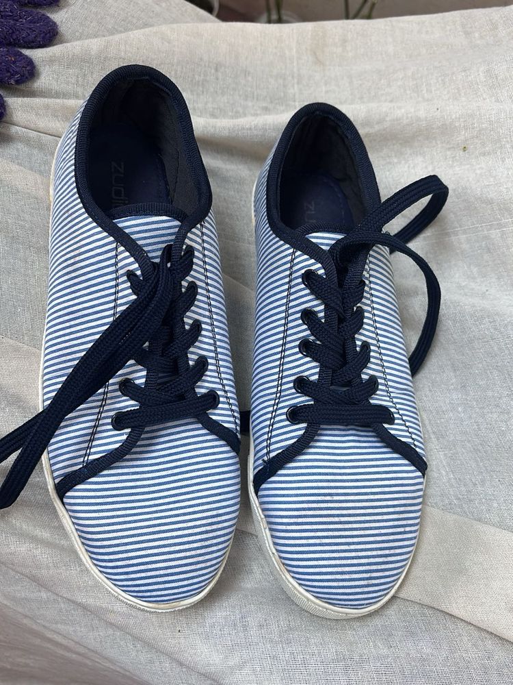 Striped Casual Sneakers