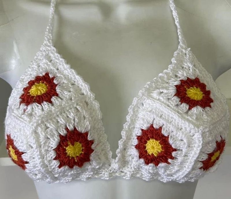 German Square Bikini Top