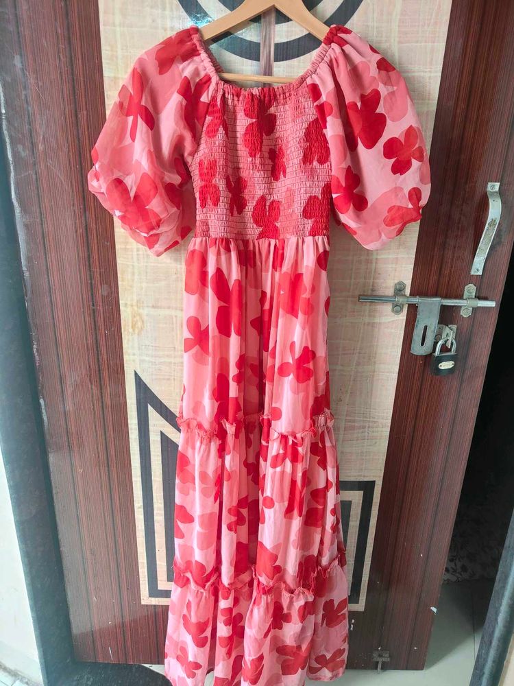 Kesariya  Floral Maxi Dress