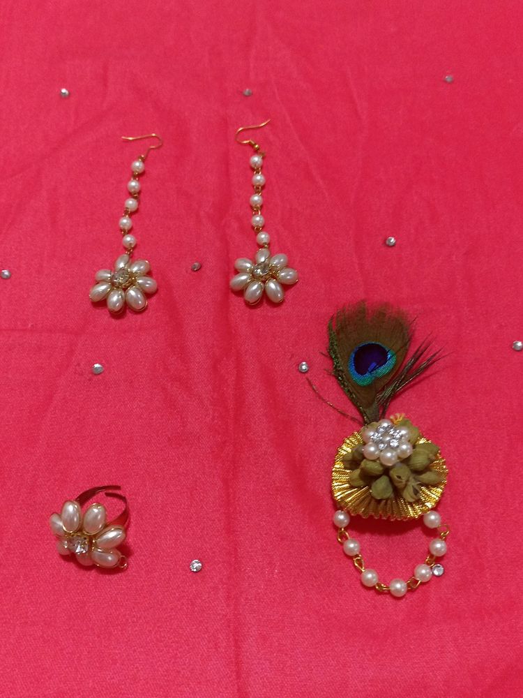 Jwellery  Earrings Ring And Brouch
