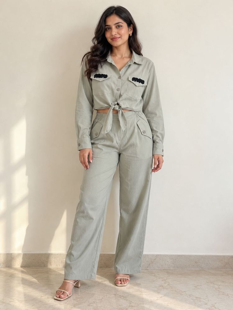 NEW Thailand Co-ord Set - Button-Up Shirt &amp; Pants